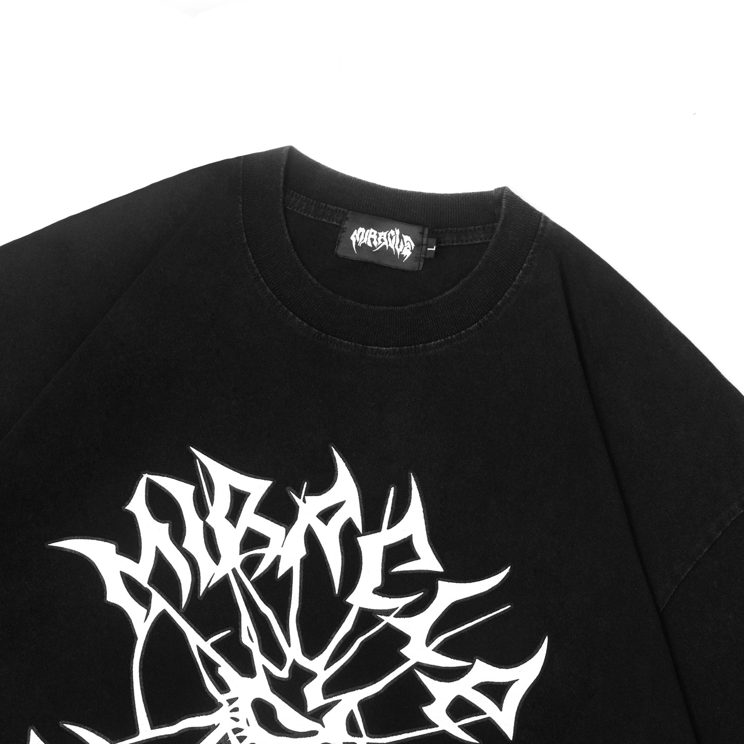 Miracle Mates - Polish Black Washed Oversized T Shirt