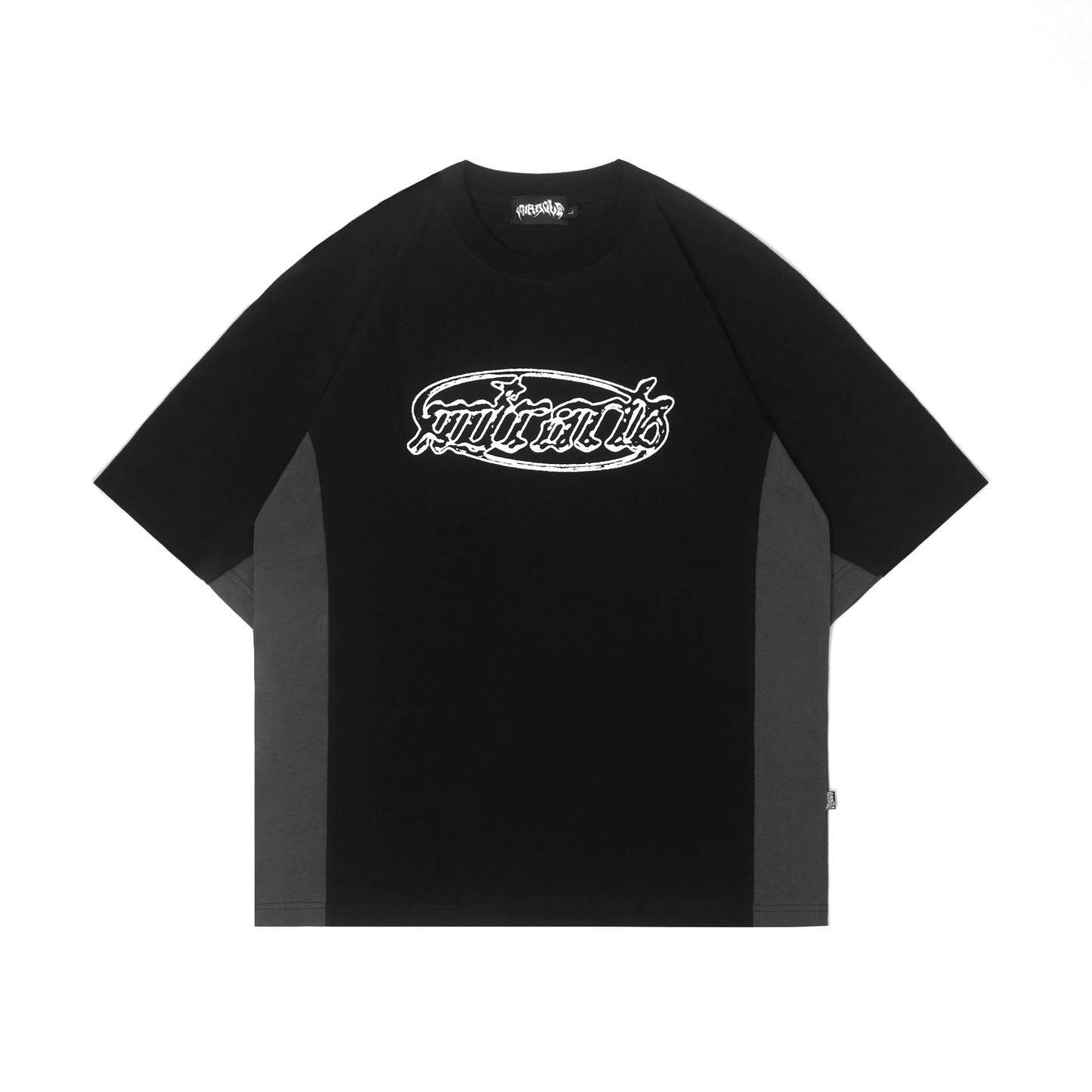 Miracle Mates - Atrise Black Grey Oversized T Shirt