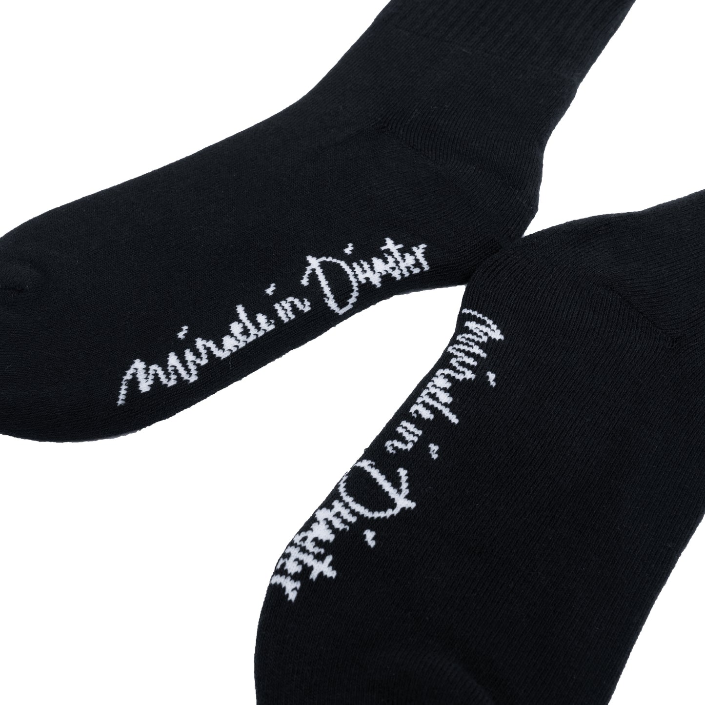 Maternal Disaster - Mirmat Black & White Socks Collaboration Maternal Disaster