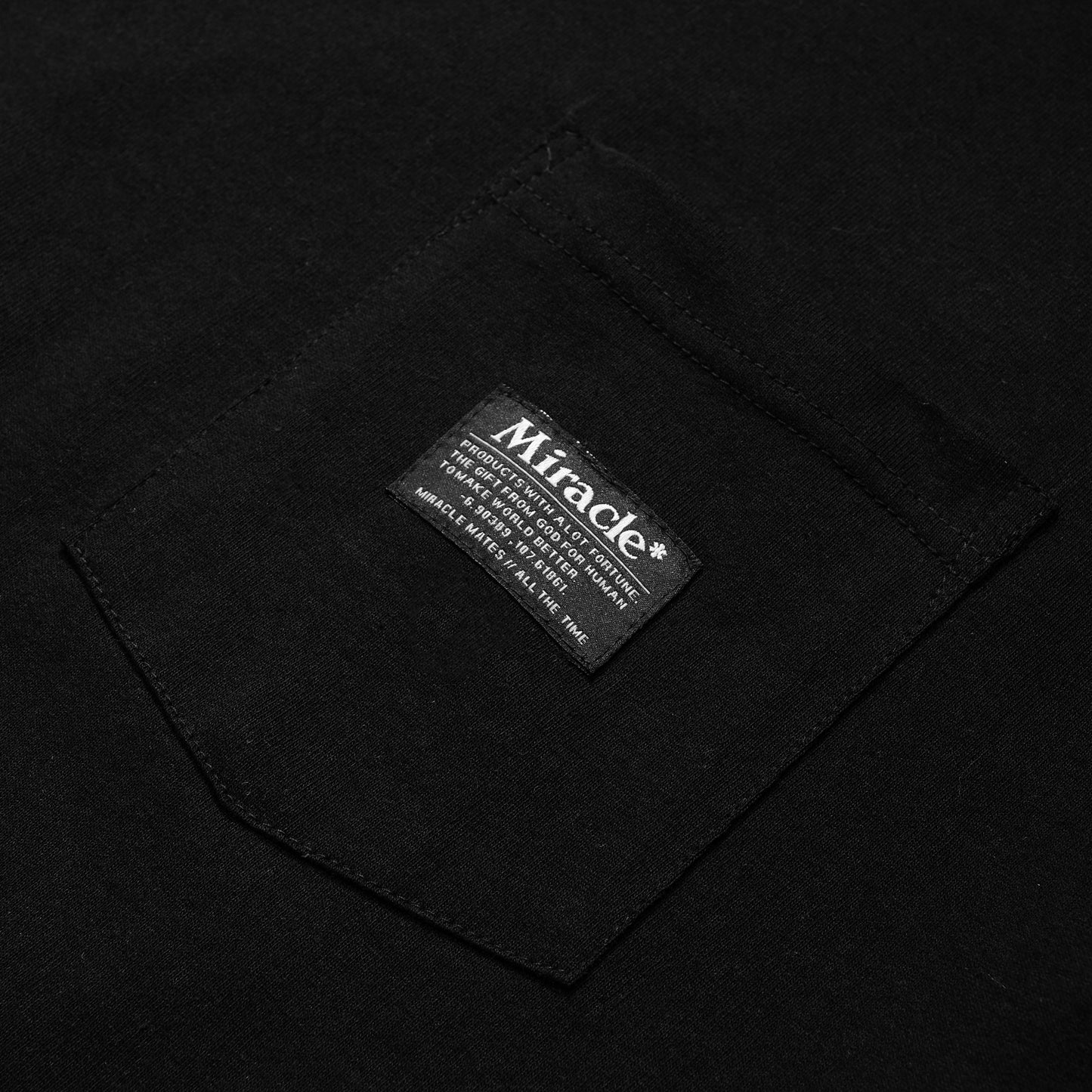 Miracle Mates - Lomme Basic Black Oversized T Shirt